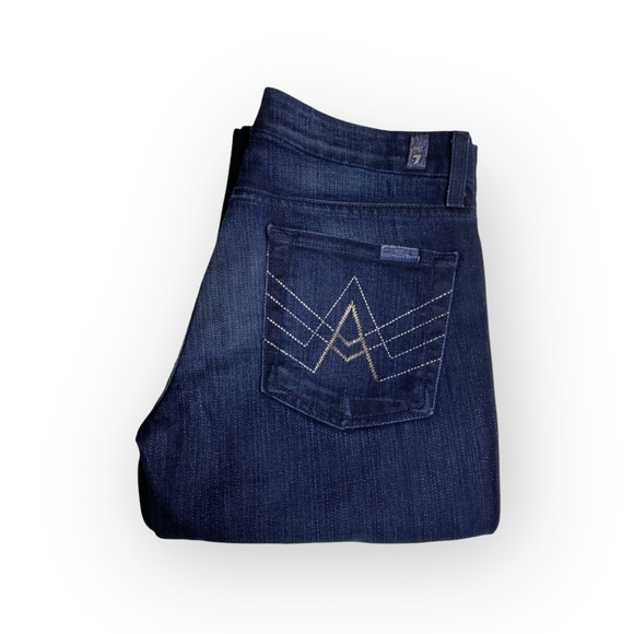 new 7 For All Mankind® ☮︎︎ Foil A Pocket Bootcut Jeans ☮︎︎ Monte Carlo Dark ☮︎︎ - Picture 14 of 17